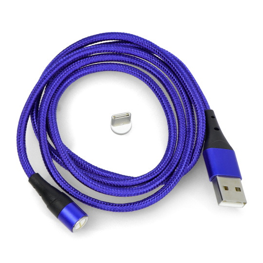 Магнітний кабель USB A - USB type C - 1м - Akyga AK-USB-42