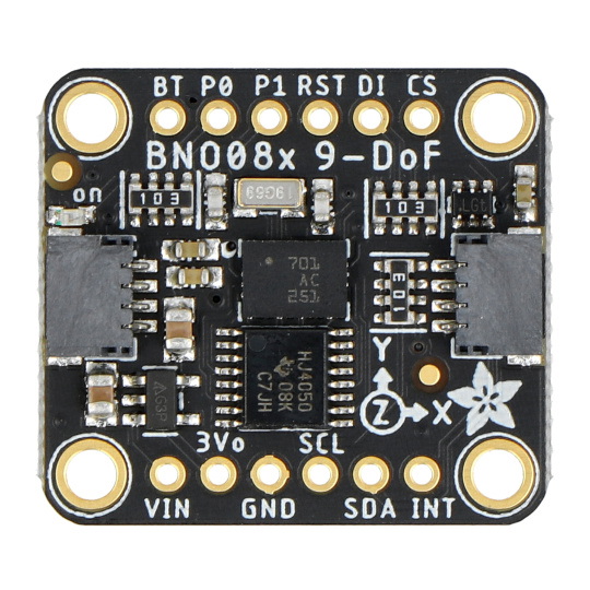BNO085 9-DOF IMU Fusion Breakout - 3-осевой акселерометр, гироскоп и магнитометр - Adafruit 4754