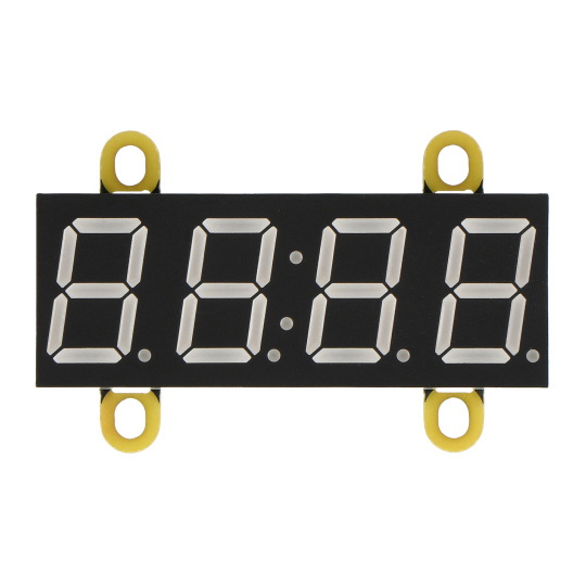 4-значний 7-сегментний дисплей Модуль цифрового годинника - червоний I2C - M5Stack U146