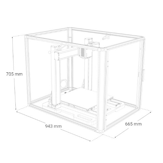 3D-принтер Snapmaker Artisan 3-в-1 — лазерный модуль, ЧПУ, 3D-печать в корпусе