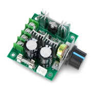 Sterownik silnika DC 12-40V /10A / 400W - z gałką do regulacji prędkości