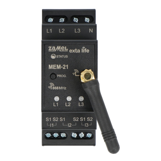 Zamel Exta Life MEM-21 - 3F+N монітор споживання електроенергії - 868 МГц