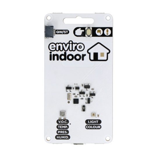 Enviro Indoor з Raspberry Pi Pico W - модуль з датчиком BME688 та BH1745 - Pimoroni PIM630
