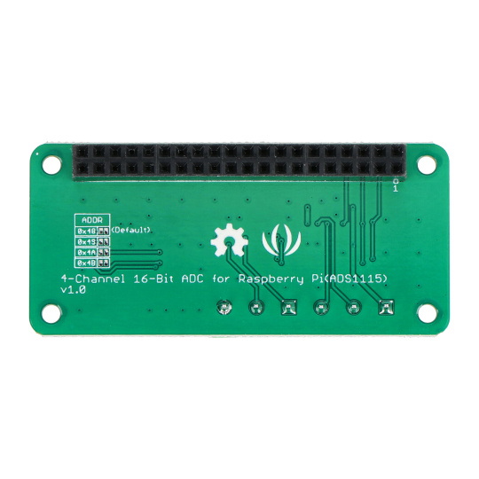 Grove ADS1115 - 16-бітний АЦП - 4-канальний - Шилд для Raspberry Pi - Seeedstudio 103030279