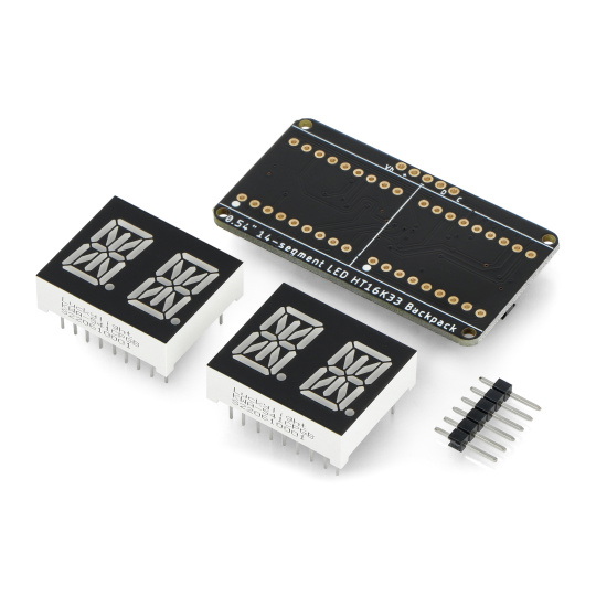 0,54-дюймовий 4-символьний буквено-цифровий дисплей - Червоний - STEMMA QT / Qwiic - Adafruit 1911