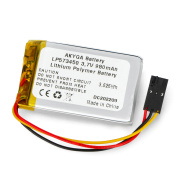 Akumulator Li-Pol Akyga 980mAh 3.7V - 3 przewody