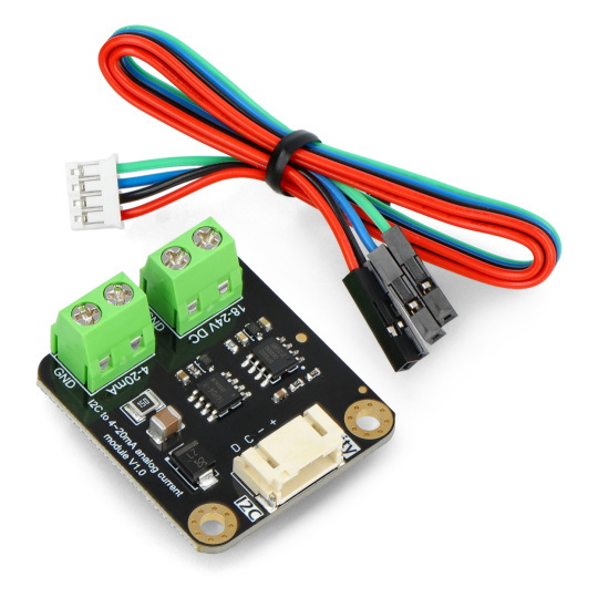 Gravity - ЦАП 1-канальний 4-20mA I2C - DFRobot DFR0972