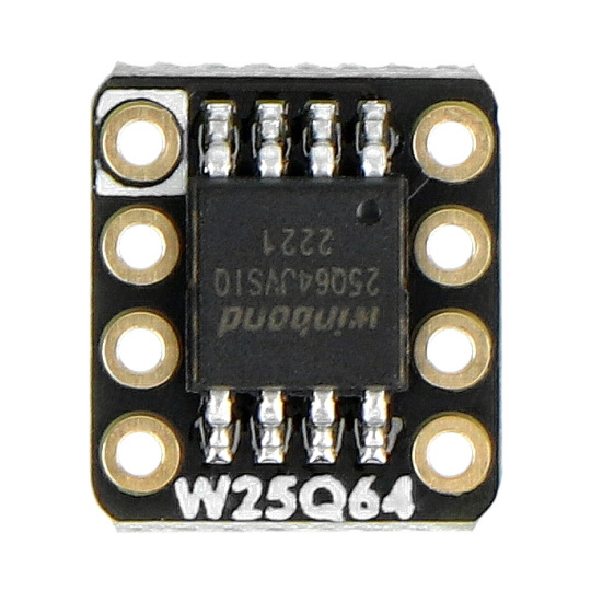 Модуль флеш-пам'яті - QSPI DIP - W25Q64JVSSIQ - 64 МБ / 8 МБ - Adafruit 5633