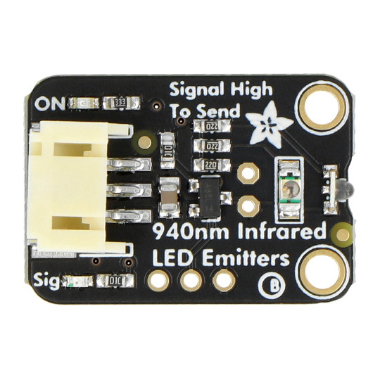 Потужний інфрачервоний світлодіодний випромінювач - модуль ІЧ-передавача - STEMMA JST PH 2 мм - Adafruit 5639