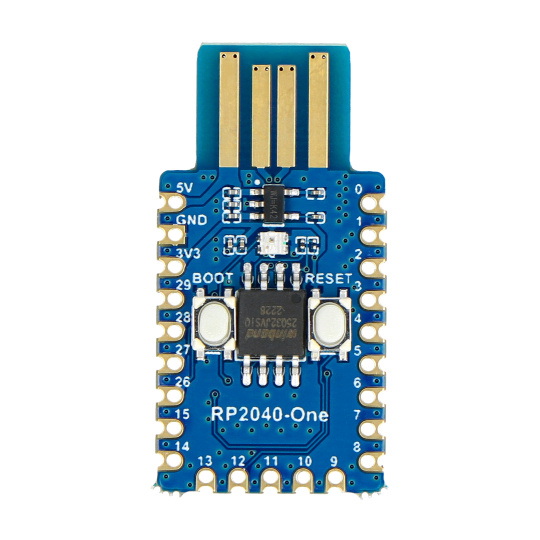 RP2040-One - 4 МБ флеш-пам'яті - плата мікроконтролера RP2040 - Waveshare 22809