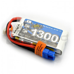 Pakiet LiPol Dualsky 1300mAh 35C 2S 7.4V