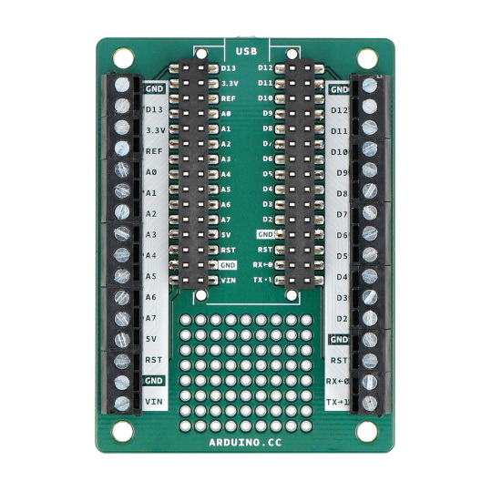 Адаптер Nano з гвинтовими клемами - гвинтові клеми - екран для Arduino Nano - Arduino ASX00037