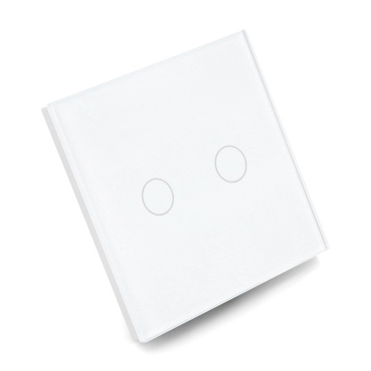 Smart Home WIFI 2G - 2-канальний сенсорний настінний вимикач - WiFi TUYA