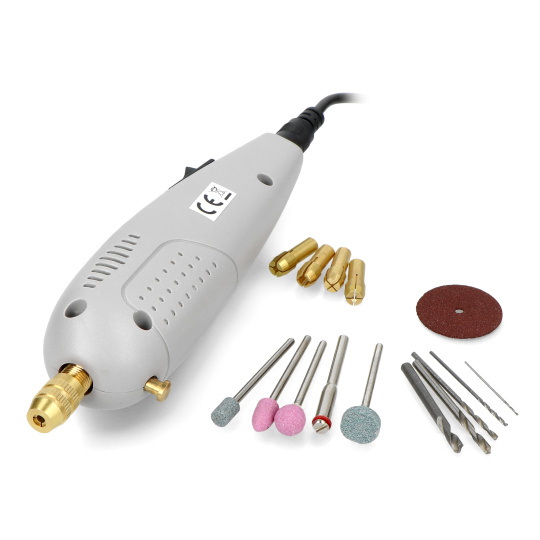 Міні-дриль з аксесуарами та блоком живлення