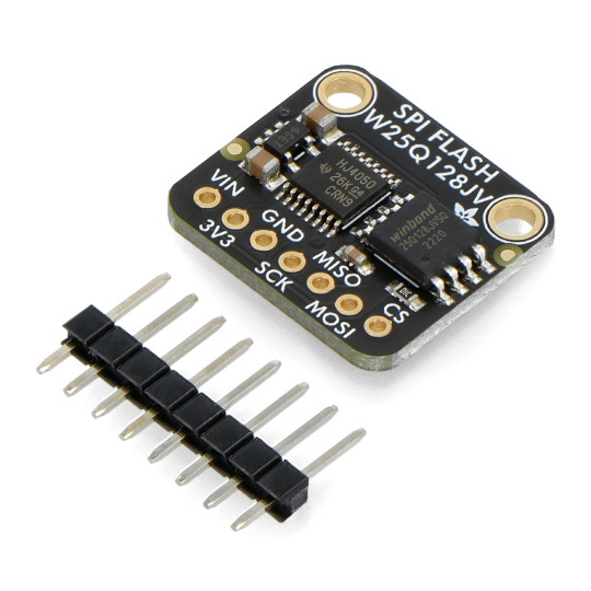 Модуль флэш-памяти SPI FLASH W25Q128 - 128 МБ / 16 МБ - Adafruit 5643