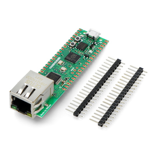 W5500-EVB-PICO - плата з мікроконтролером RP2040 та Ethernet - WIZnet