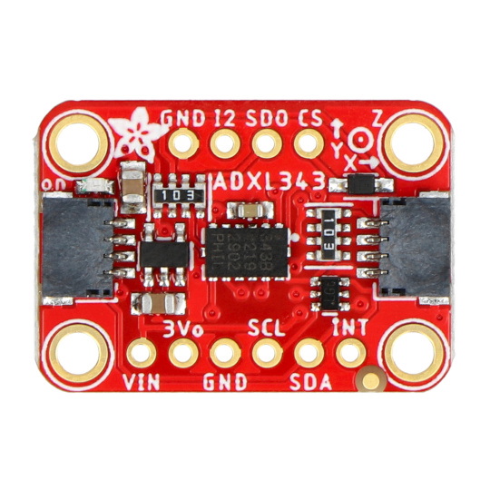 ADXL343 QT — 3-осевой акселерометрический модуль I2C/SPI — Adafruit 4097