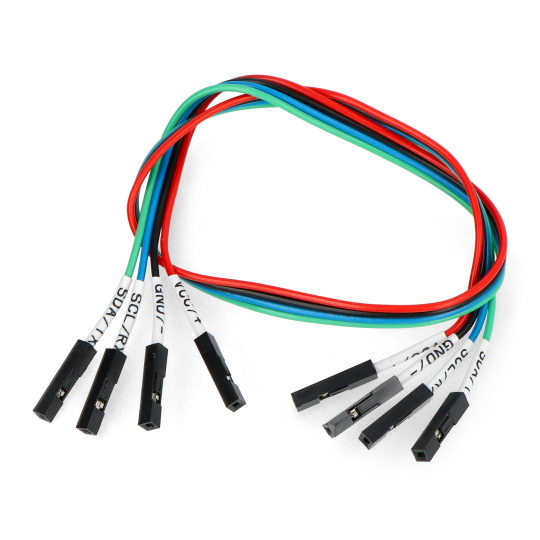 Gravity - Комплект з'єднувальних кабелів I2C/UART 