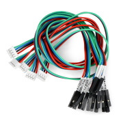 Gravity - zestaw przewodów połączeniowych I2C/UART - PH2.0-żeńskie - 30cm - 5szt. - DFRobot FIT0916-F