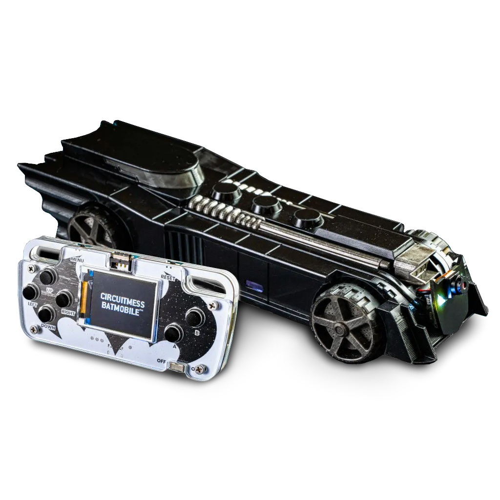 Zestaw edukacyjny CircuitMess Batmobile - autonomiczny samochód AI do samodzielnego montażu