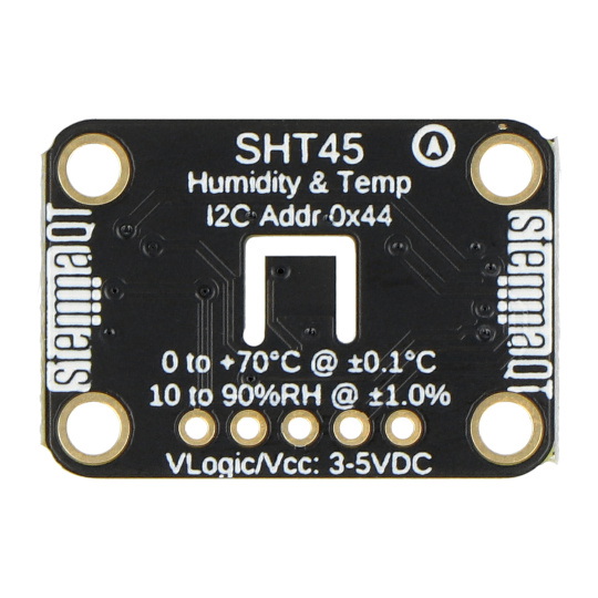 Цифровий датчик температури та вологості - SHT45 - STEMMA QT / Qwiic - Adafruit 5665