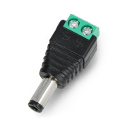 Wtyk DC 5.5x2.1mm z szybkozłączem
