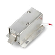 Elektrozamek - elektromagnes z wysuwanym bolcem 12V