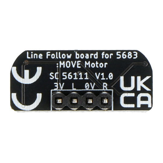 Датчик лінії Move Line Follow - для роботів, що слідують за лінією - Kitronik 56111