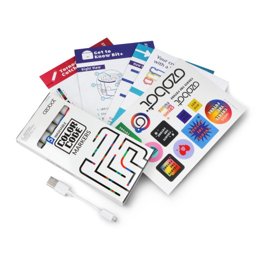 Ozobot Bit Plus - робот з маркерами та набором нових головоломок