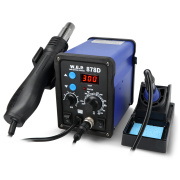Stacja lutownicza 2w1 hotair i grotowa WEP 878D -