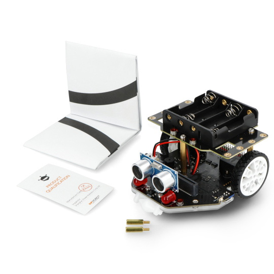DFRobot micro: Maqueen Plus V2.1 - передова навчальна робототехнічна платформа - DFRobot MBT0021-EN