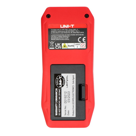 Далекомір - лазерний далекомір 50 м - Uni-T LM50A