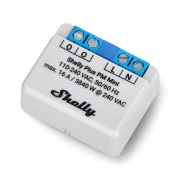 Shelly Plus PM Mini - inteligentny miernik zużycia energii 230V/16A WiFi/Bluetooth - 1 kanał - aplikacja Android / iOS