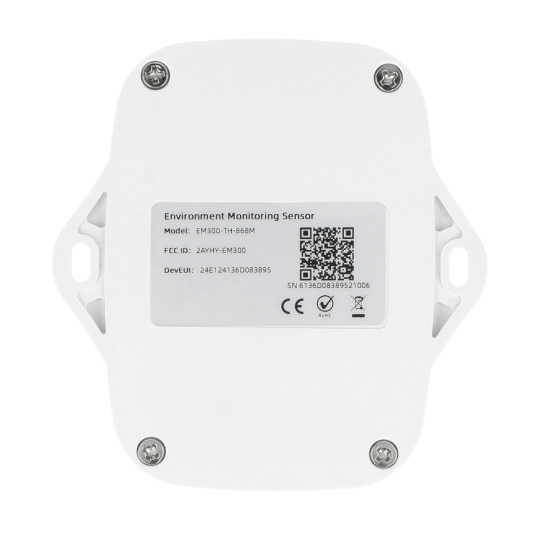 Розумний датчик температури та вологості Milesight EM300-TH-868M IP67 LoRaWAN - білий