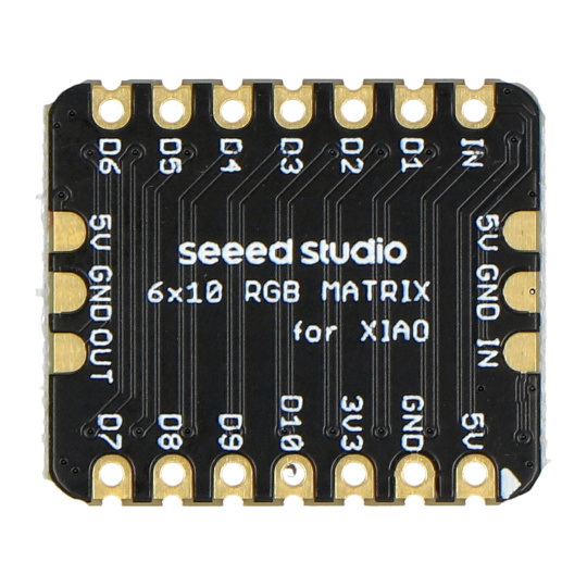 Плата розширення для модуля QT Py та Xiao - 60 світлодіодів - Seeedstudio 104030107