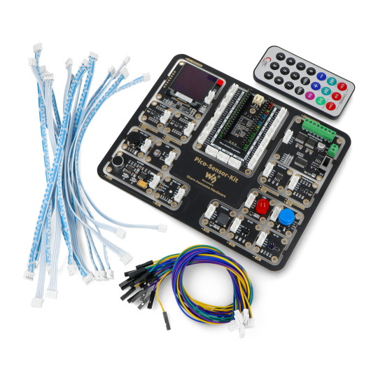 Комплект датчиків початкового рівня - базовий комплект датчиків для Raspberry Pi Pico - Waveshare 24004