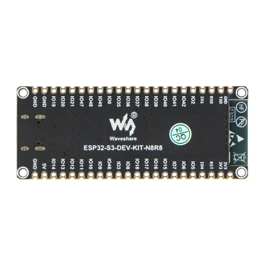 ESP32-S3-DEV-KIT-N8R8 - Плата розробки WiFi + Bluetooth - без роз'ємів - Waveshare 24363