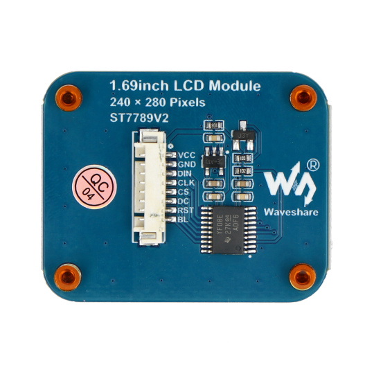 РК-дисплей IPS 1.69'' 240x280px - SPI - 262K - Waveshare 24382