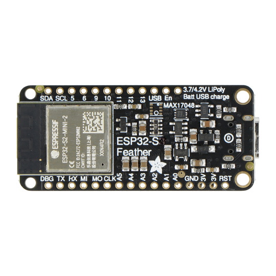 Feather ESP32-S2 з TFT-дисплеєм - модуль WiFi, GPIO - 4 МБ флеш-пам'яті, 2 МБ PSRAM - Adafruit 5300