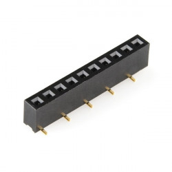 Listwa żeńska 1x10 raster 2 mm SMD - XBee