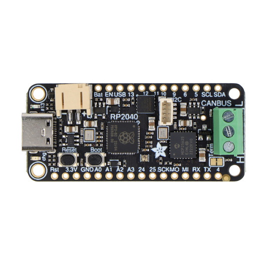 RP2040 CAN Bus Feather - Модуль CAN Bus з мікроконтролером RP2040 - MCP2515 - STEMMA QT - Adafruit 5724