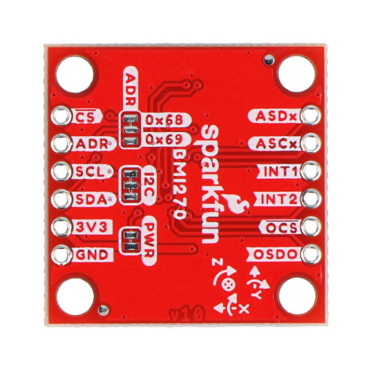 Платформа SparkFun 6DoF IMU Breakout - BMI270 - 3-осевой акселерометр и гироскоп - Qwiic - SparkFun SEN-22397