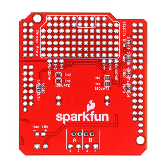 SparkFun Ardumoto - контролер двигуна - L298 - плата для Arduino - SparkFun DEV-14129