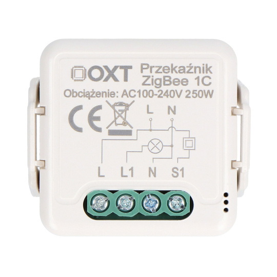 Tuya — одноканальное мини-реле — ZigBee — приложение для Android/iOS — OXT T261