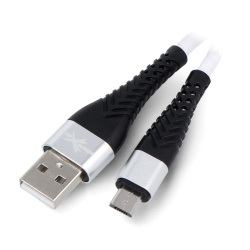 Przewód microUSB B - A...