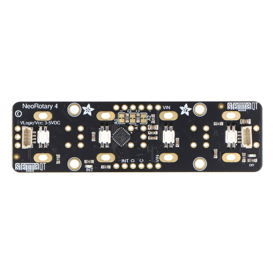 Розподільний модуль для чотирьох обертових енкодерів - Модуль розширення енкодера - NeoPixel - I2C - STEMMA QT / Qwiic - Adafruit 