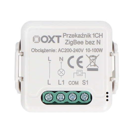 Tuya — одноканальное мини-реле без N-модуляции — ZigBee — приложение для Android/iOS — OXT SWTZ31