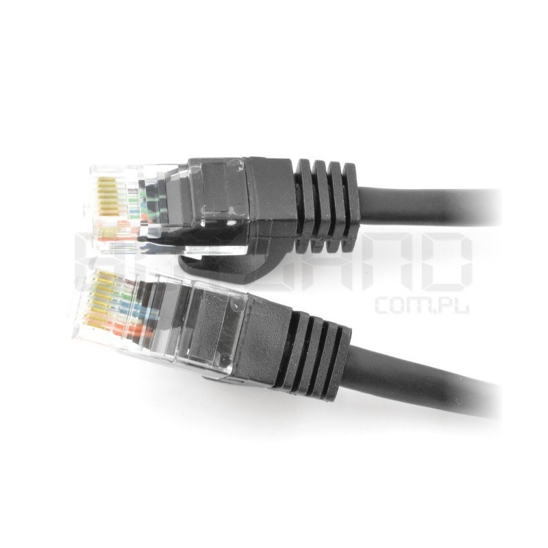 Przewód sieciowy Ethernet Patchcord UTP 5e 0,5 m - żółty