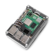 Pibow Coupe 5 - obudowa do Raspberry Pi 5 - Ninja - PiMoroni PIM677