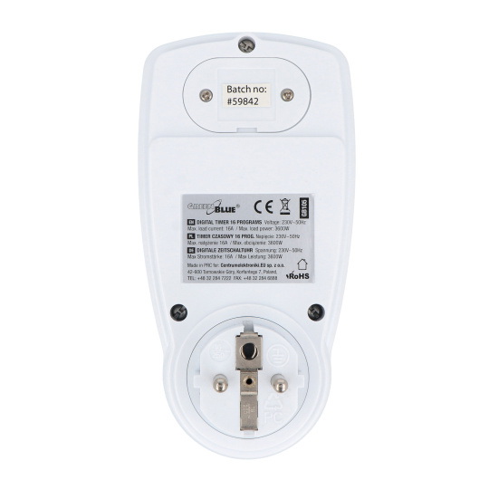 Цифровий таймер GB105 - зелений синій URZ0666